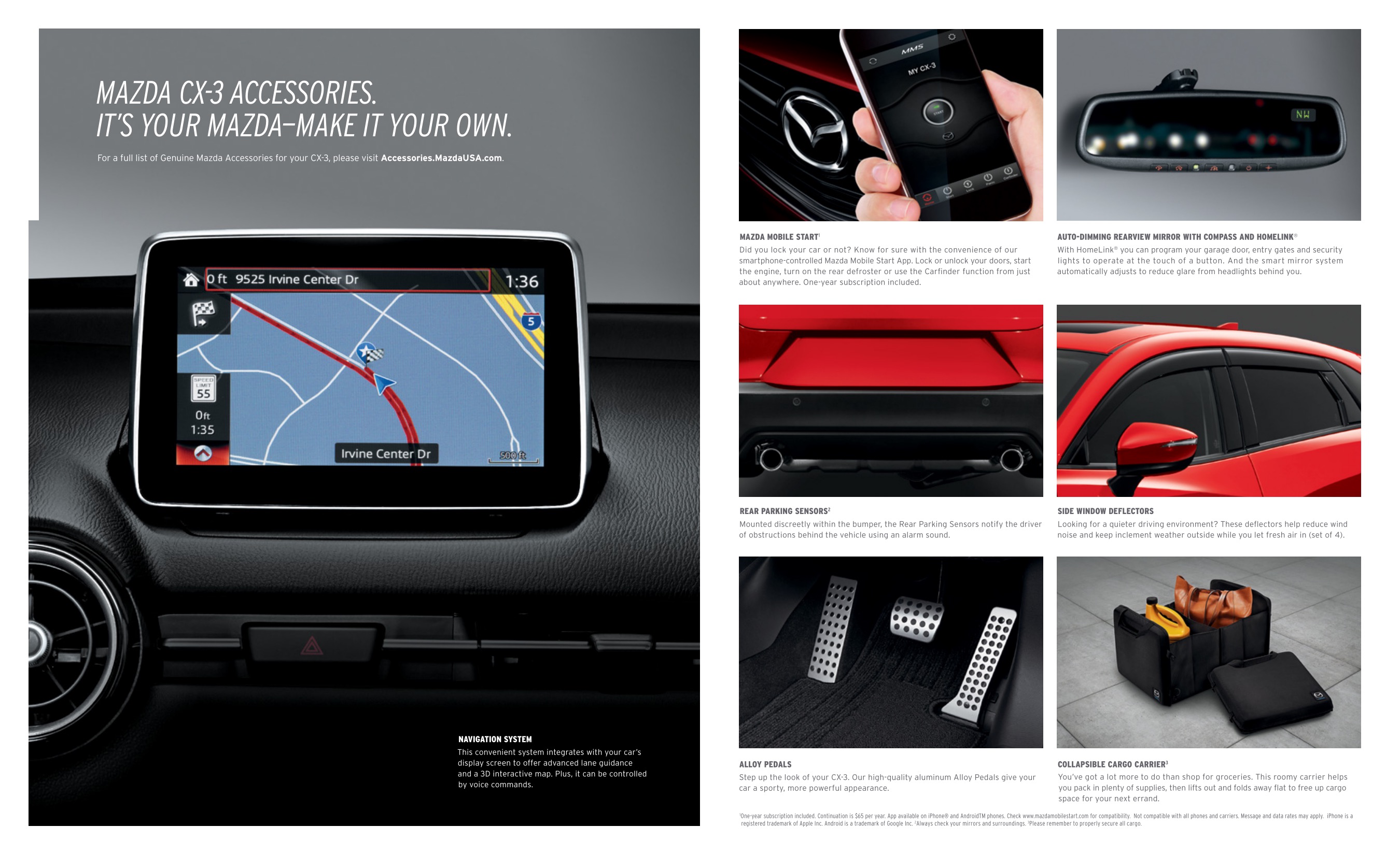 2016 Mazda CX-3 Brochure Page 1